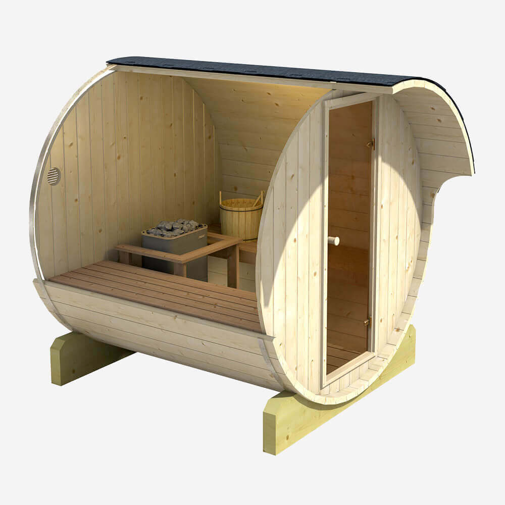 De Berk 11 Sauna Doorsnede